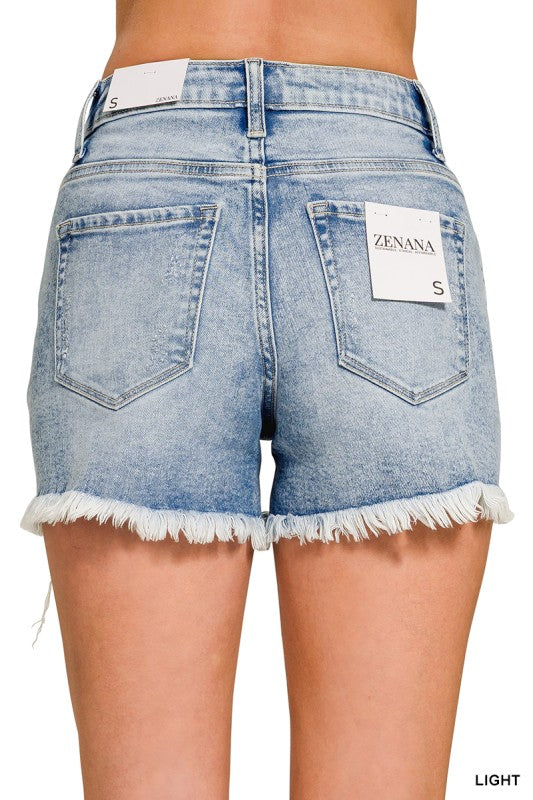 Marissa Light Wash Denim shorts