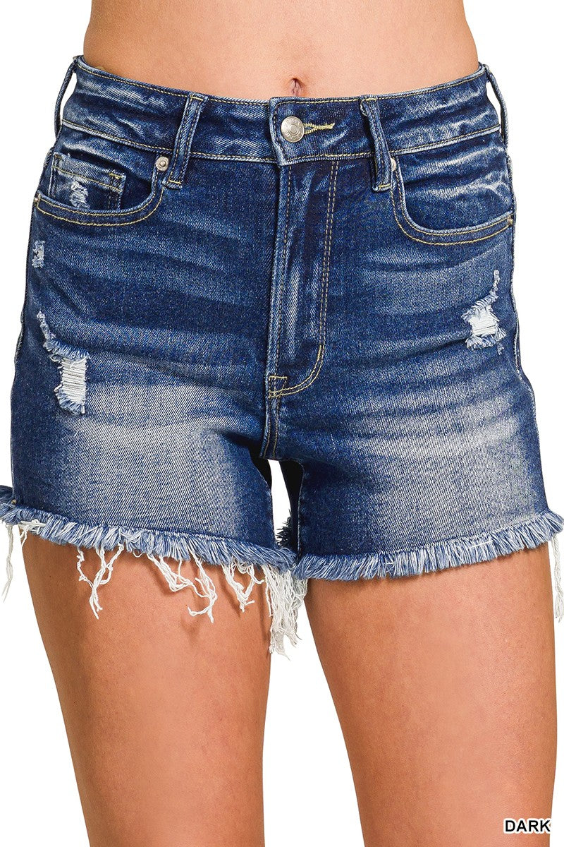 Jessica Dark Wash Denim shorts
