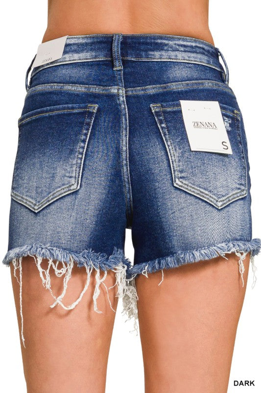 Jessica Dark Wash Denim shorts