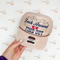 FAFO Graphic Trucker Hat- NO CHAIN