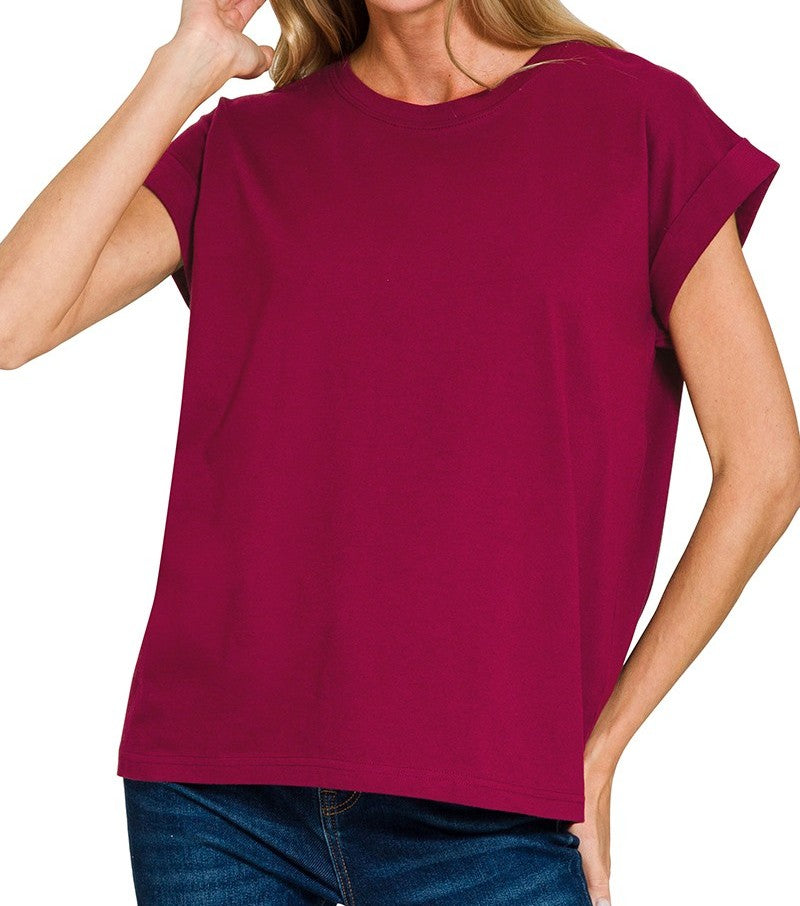 Basic Cotton Boxy Tee