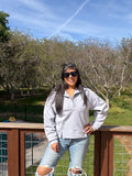 Gray 1/4 Zip Sweater