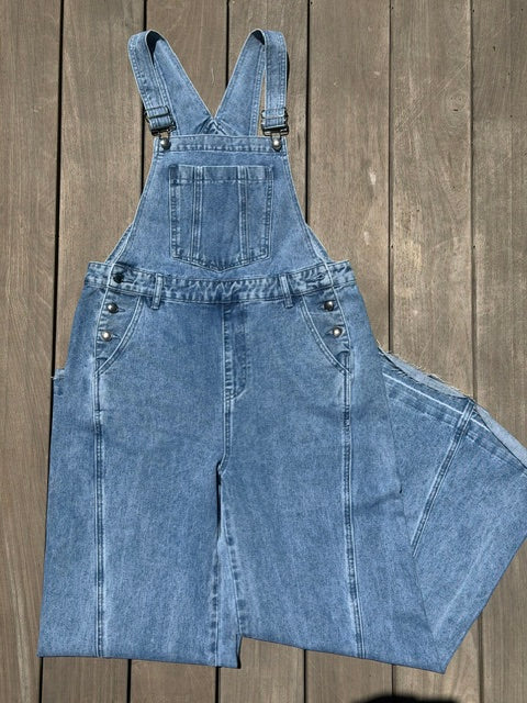Wide Leg Overalls