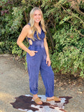 Blue Sporty Romper