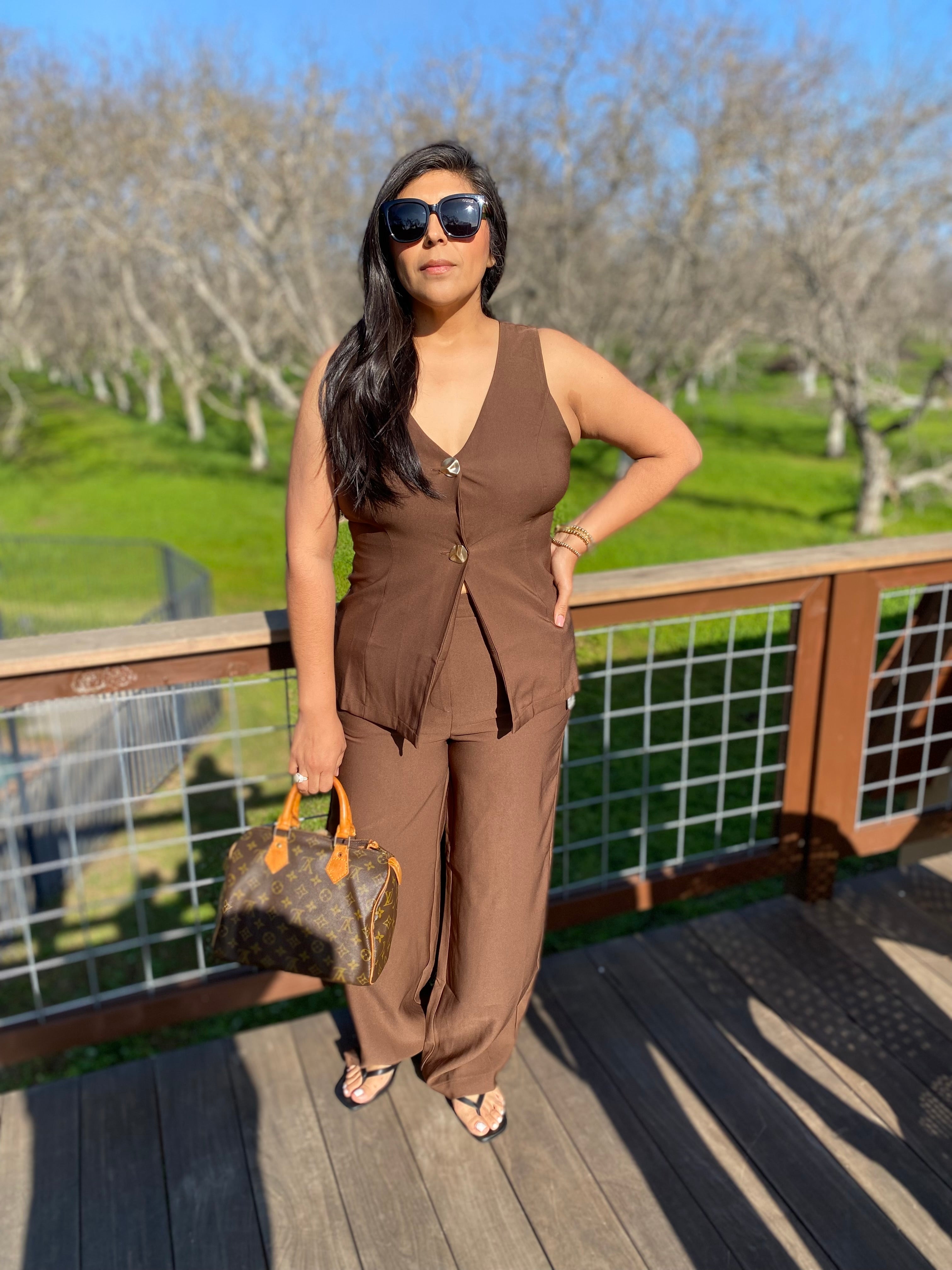 Brown 2 Piece Set