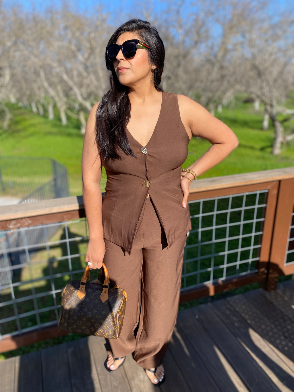 Brown 2 Piece Set