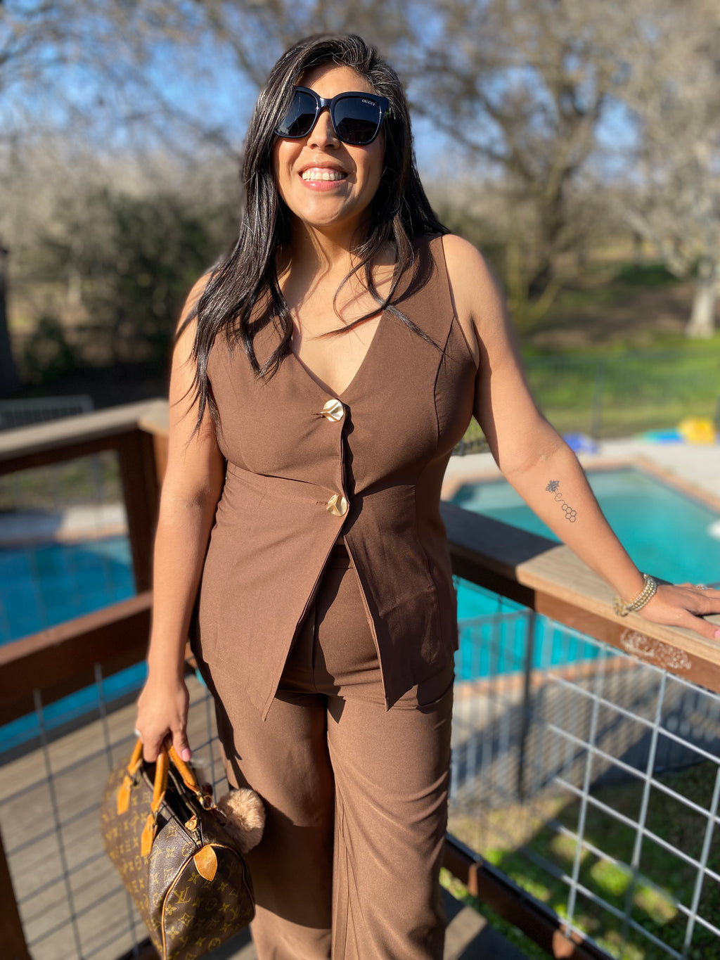 Brown 2 Piece Set