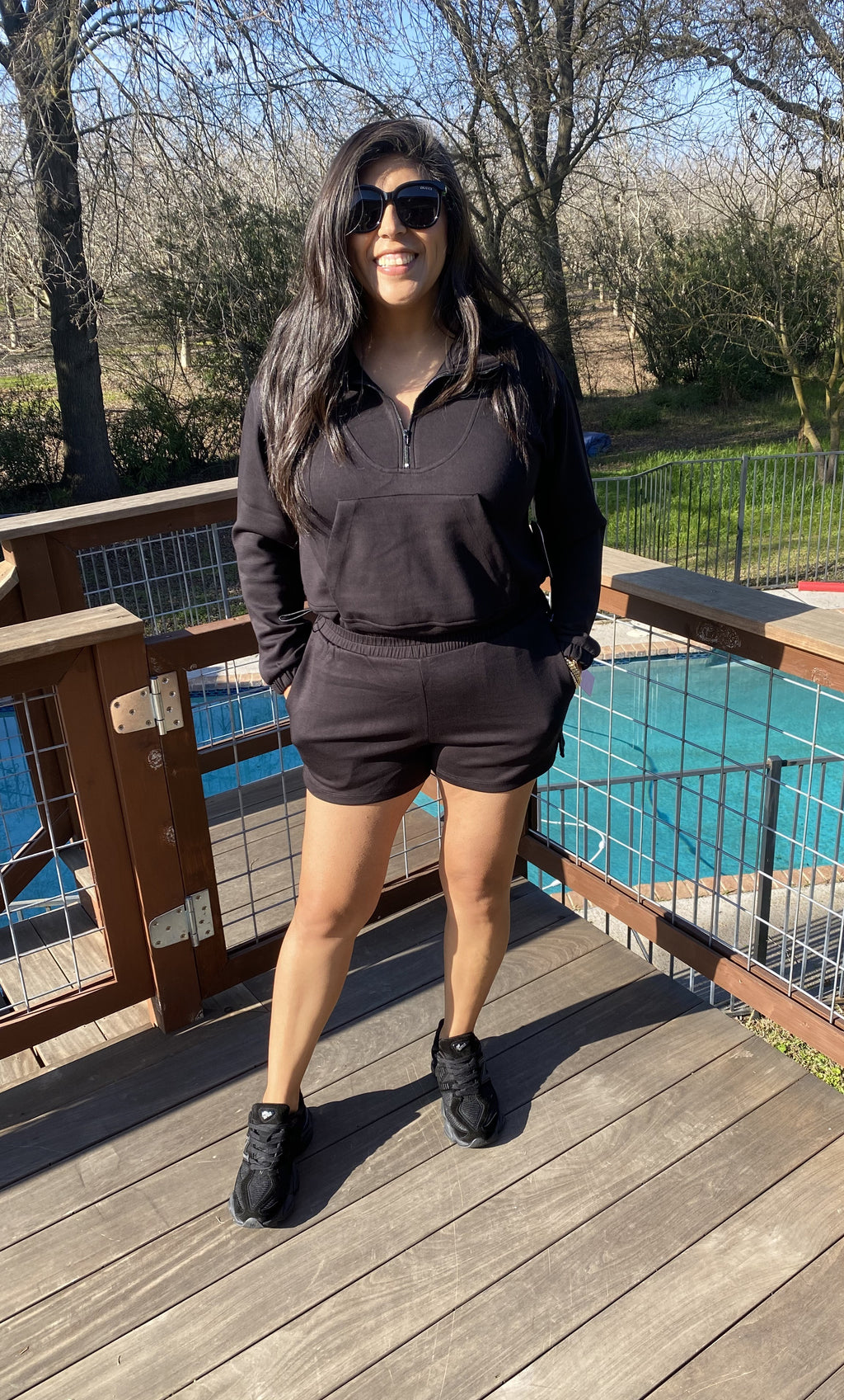 2 Piece Long Sleeve Short Set
