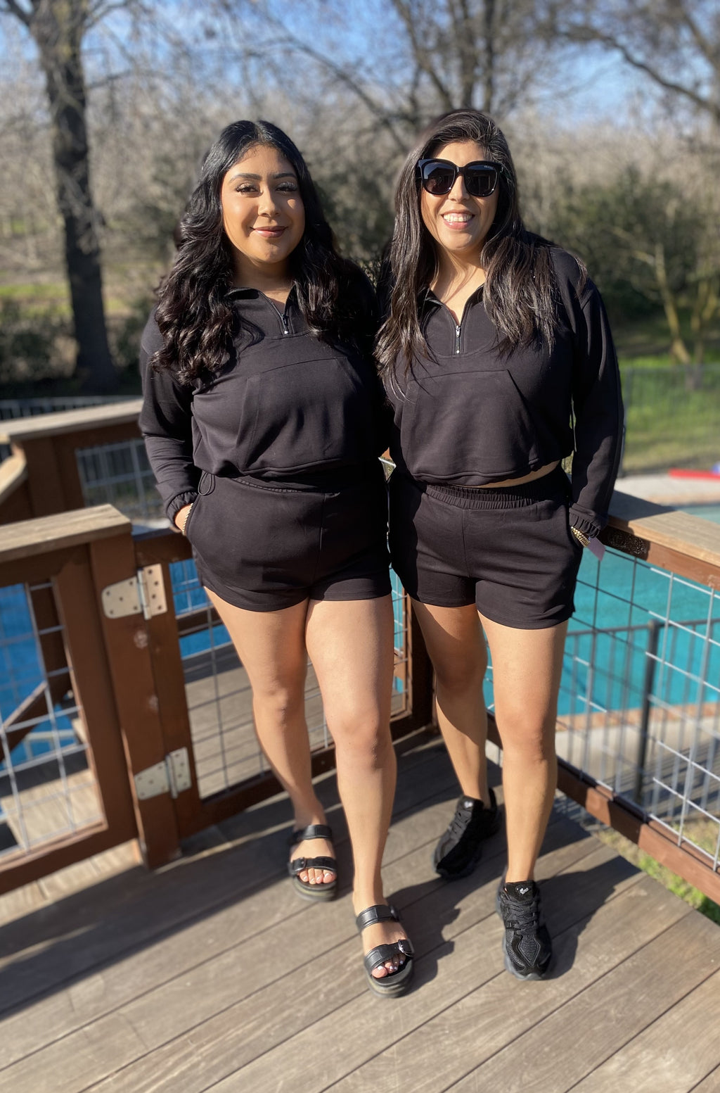2 Piece Long Sleeve Short Set