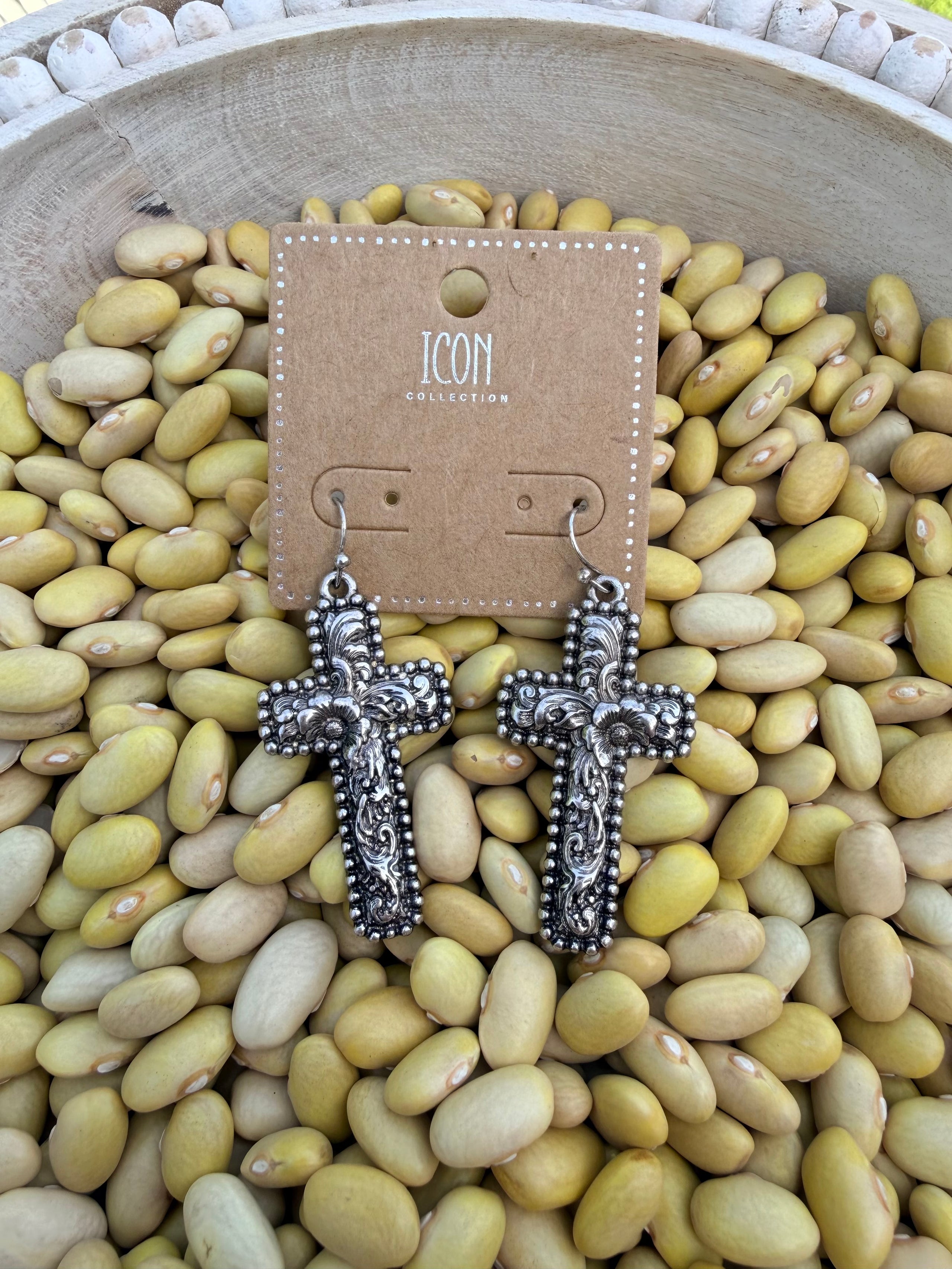 Cross Earrings *Fashion*