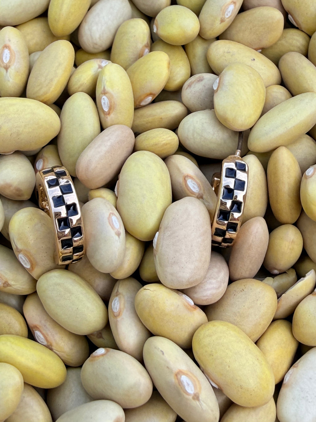 Small Checkered Earrings *Fashion*