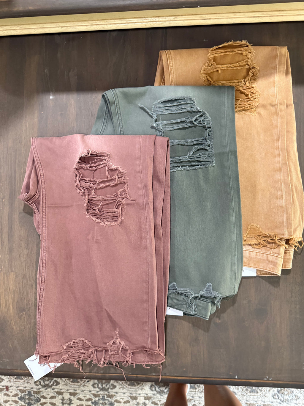 Vervet cropped distressed Jeans