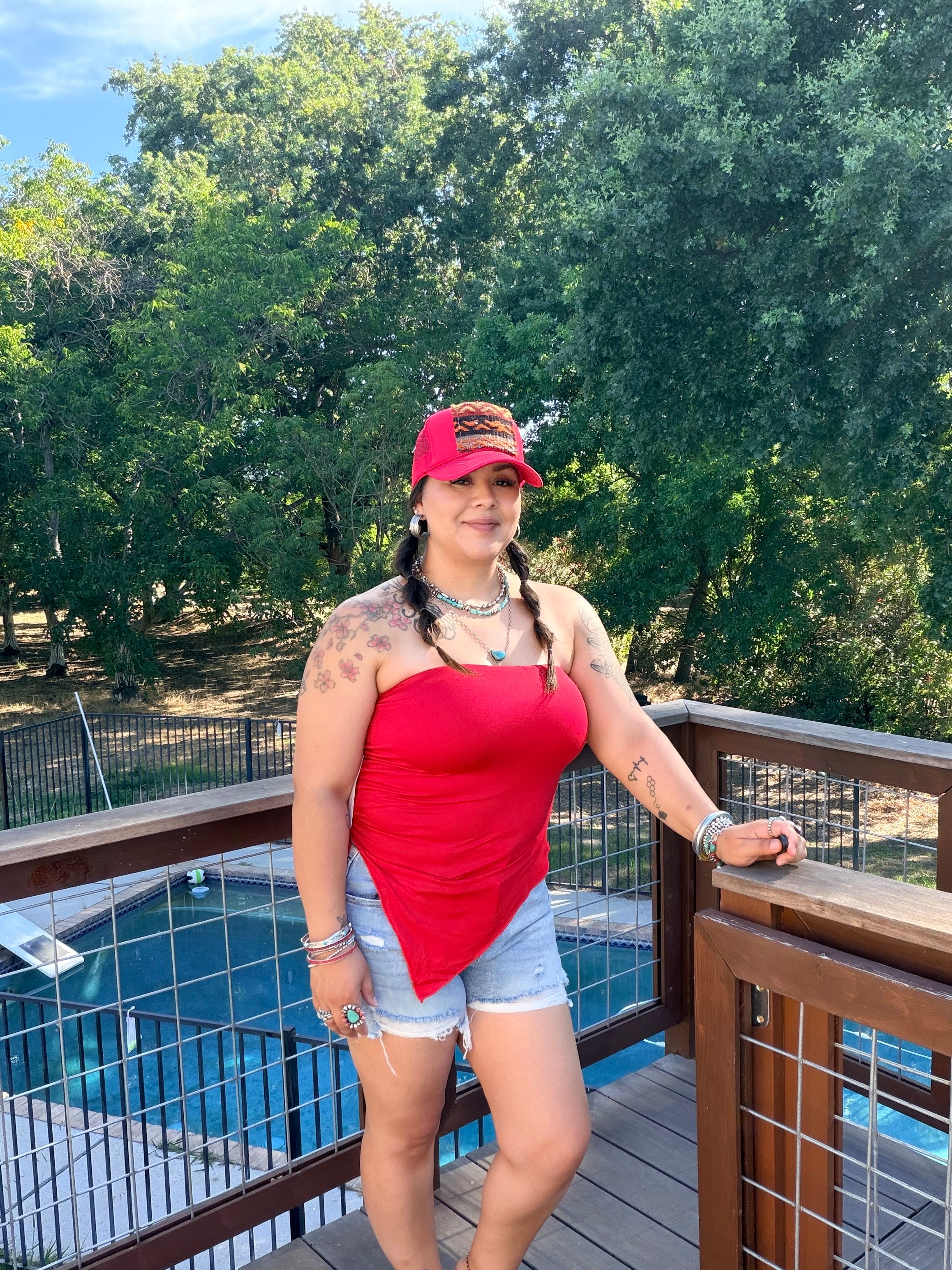 Red Tube Top