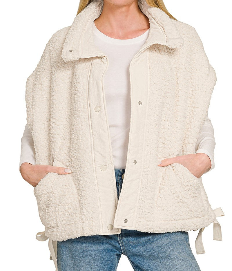 Oversized Faux Fur Vest