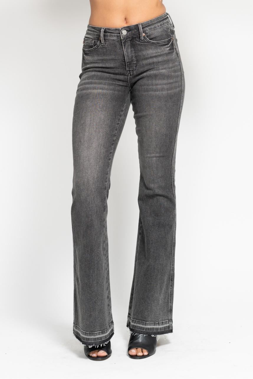 Tummy Control  Washed Gray