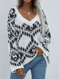 Loose Fit Woven Sweater