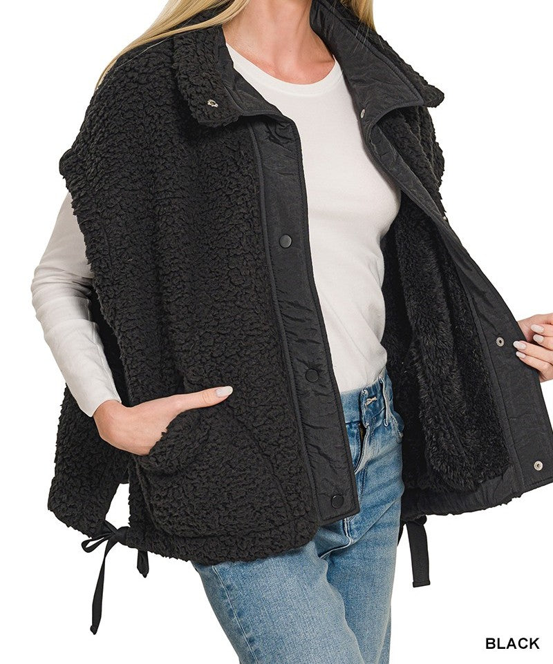Oversized Faux Fur Vest