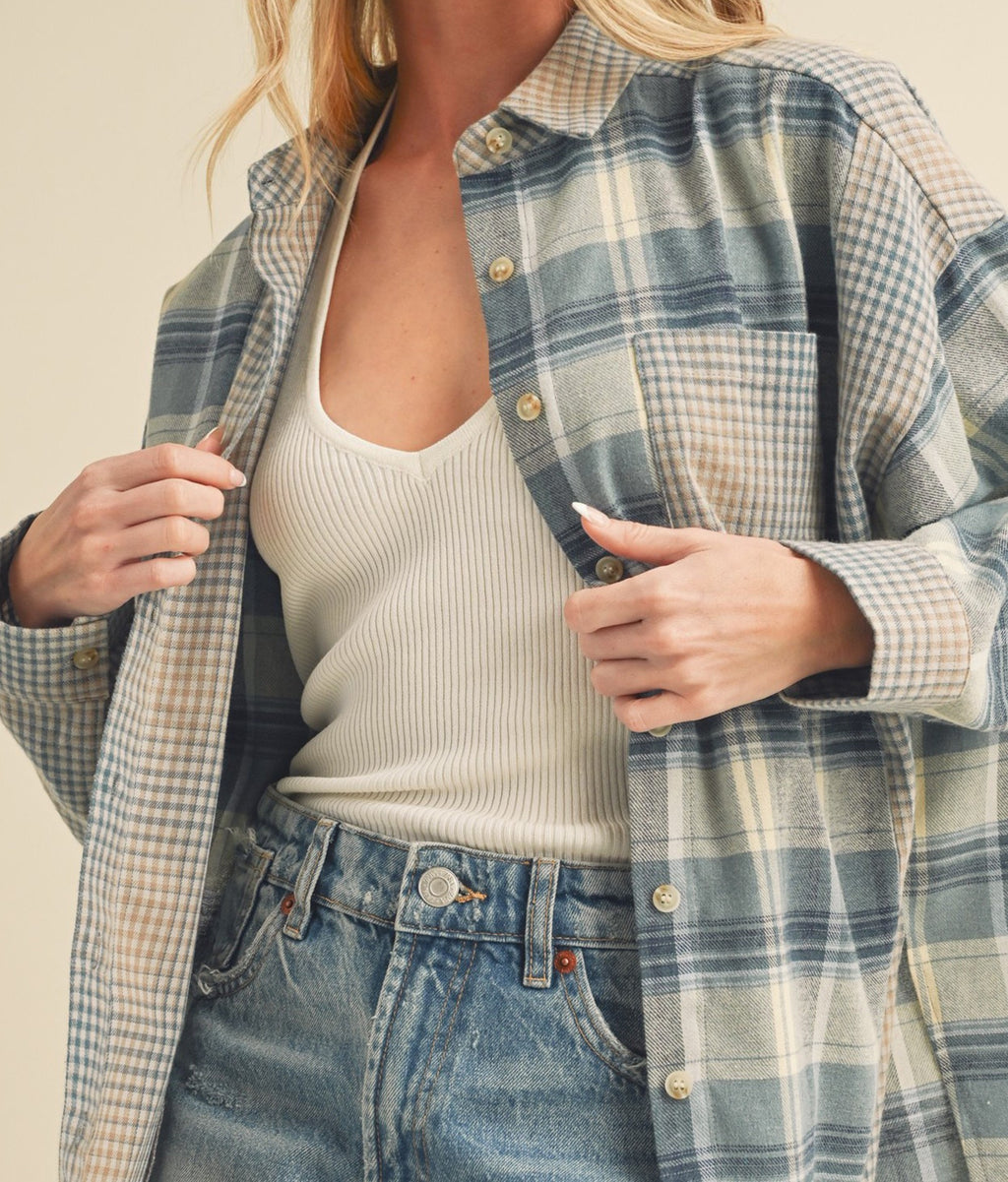 Plaid Flannel Shirt