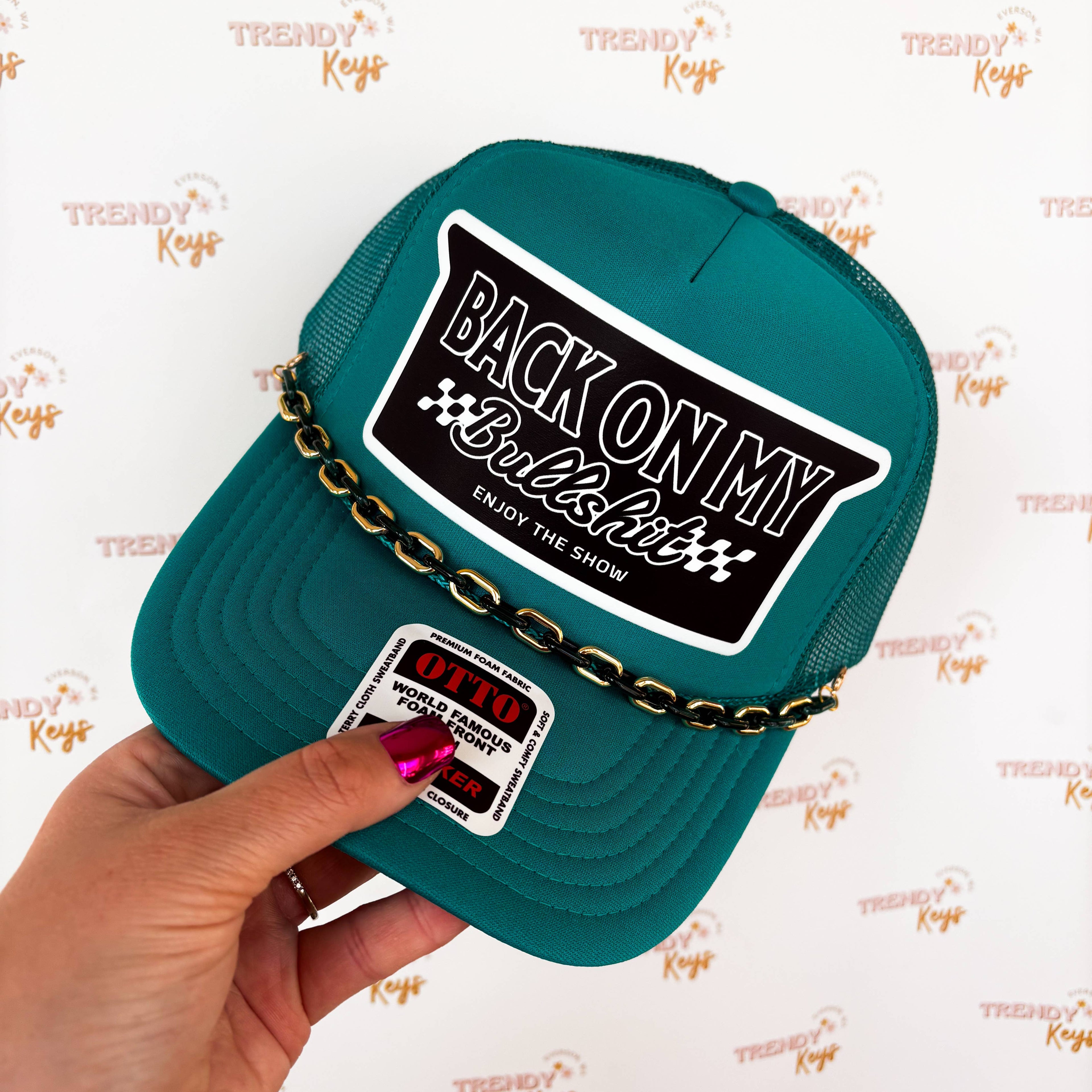 Back On My BS Trucker Hat - NO CHAIN