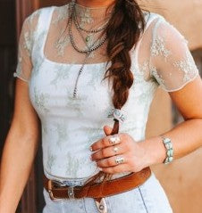 Short Sleeve Mesh Shirt